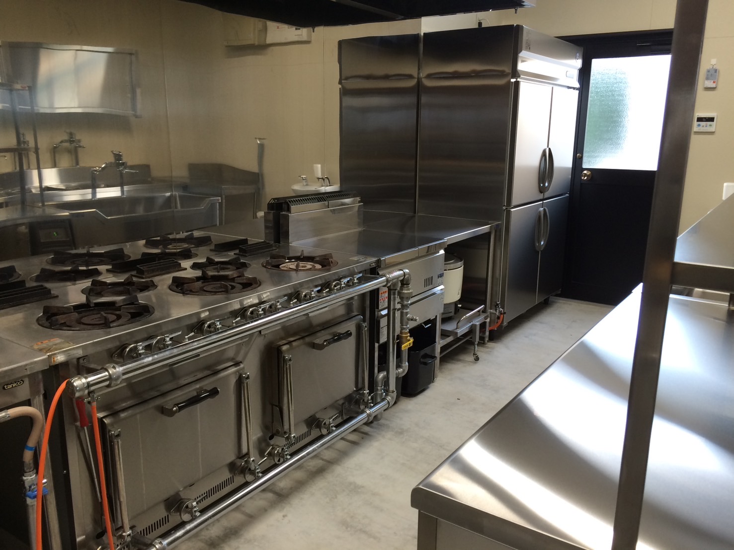 厨房設備の施工イメージ